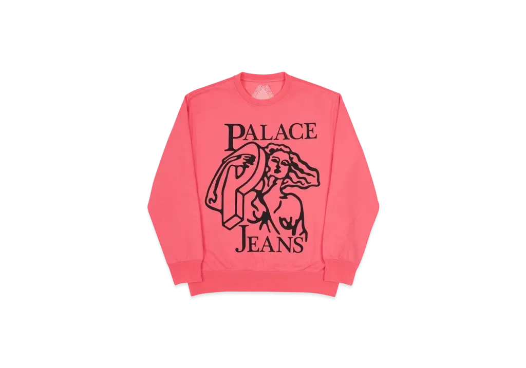 PALACE P Jeans Crew "Pink"