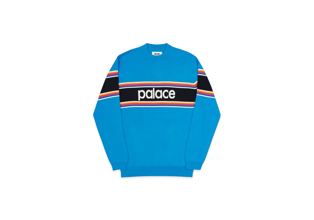 PALACE Multi Stripe Knit "Blue"