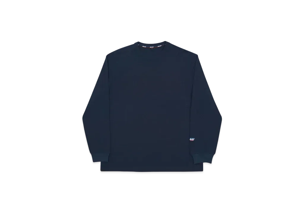 PALACE Basically a Waffle Longsleeve "Navy"