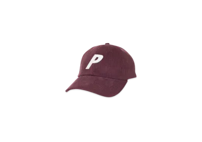 PALACE P 6-Panel "Burgundy Cord"