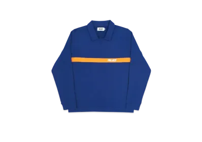 PALACE Jersey Drill Top "Blue Orange"