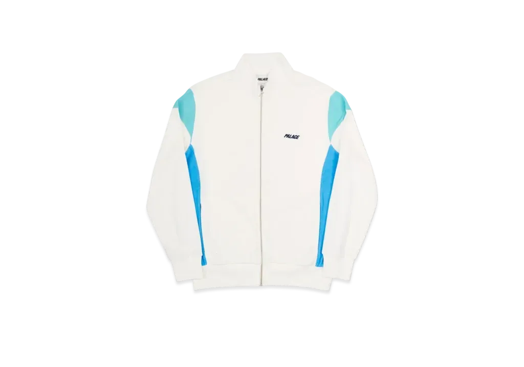 PALACE Panelled Track Top "White"
