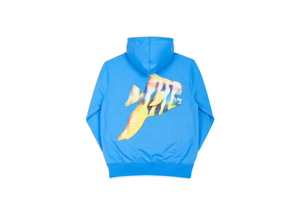 PALACE Tropical Pish Hood "Blue"