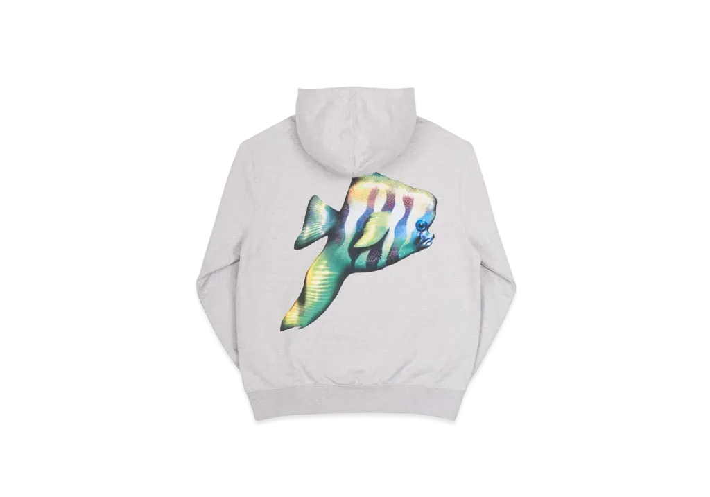 PALACE Tropical Pish Hood "Grey Marl"