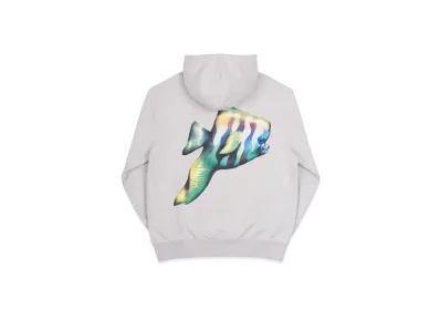 PALACE Tropical Pish Hood "Grey Marl"