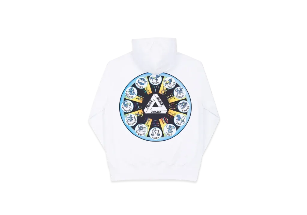 PALACE Zodigac Hood "White"