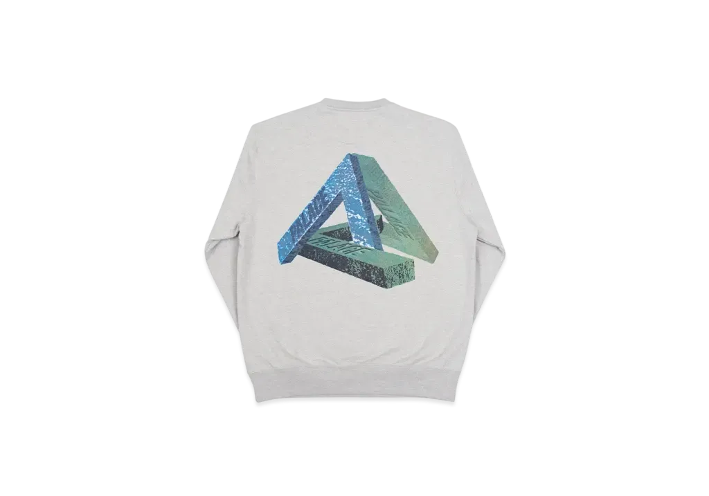 PALACE Stones Crew "Grey Marl"