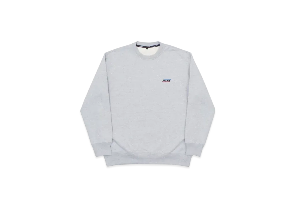 PALACE Basically a Crew "Grey Marl"