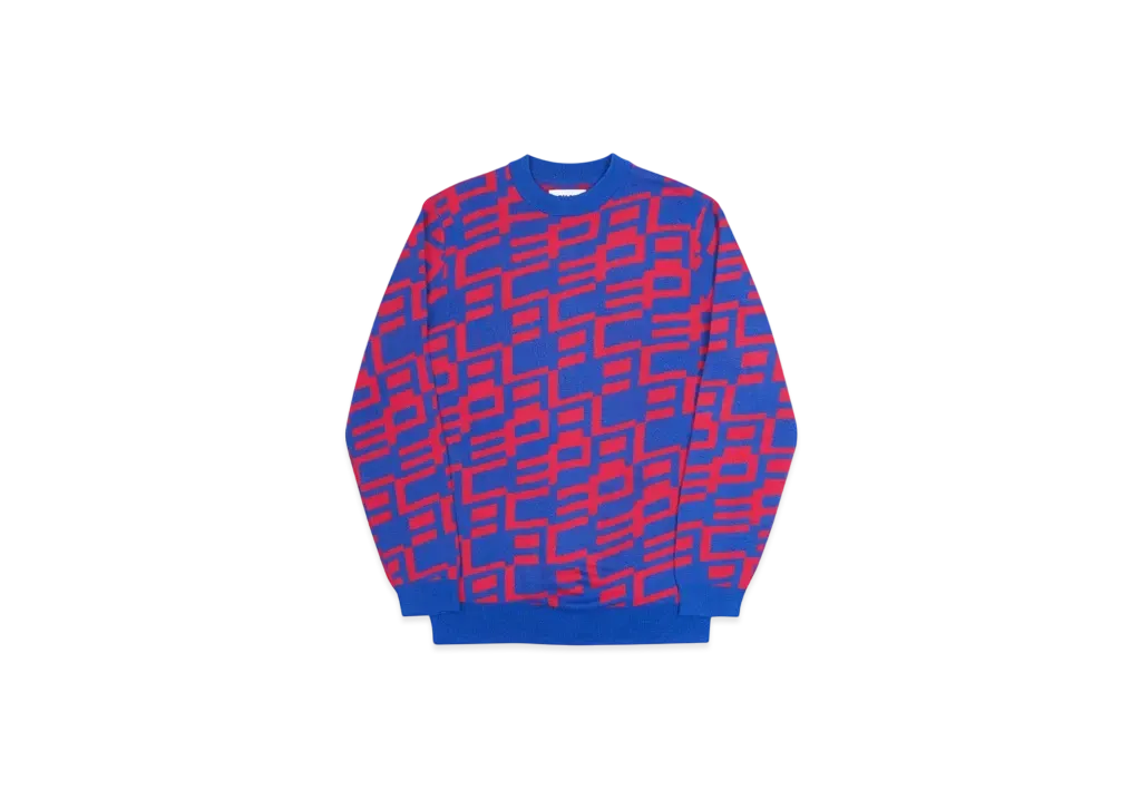PALACE Geo Knit "Blue Pink"