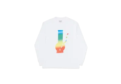 PALACE Rainbow Bong Longsleeve "White"