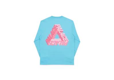 PALACE P-3D Longsleeve "Aqua"