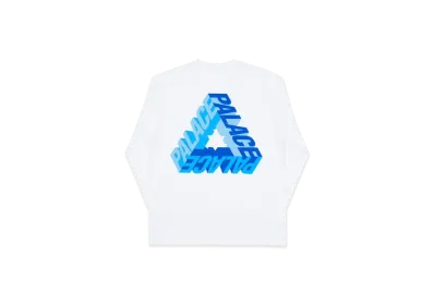 PALACE P-3D Longsleeve "White"