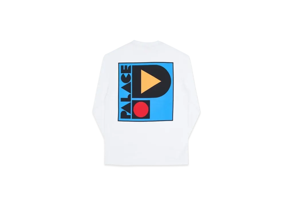 PALACE Geo P Longsleeve "White"