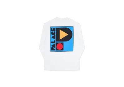 PALACE Geo P Longsleeve "White"