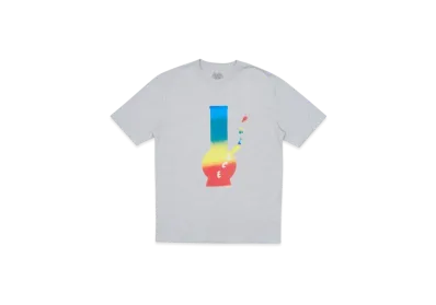 PALACE Rainbow Bong T-Shirt "Grey Marl"