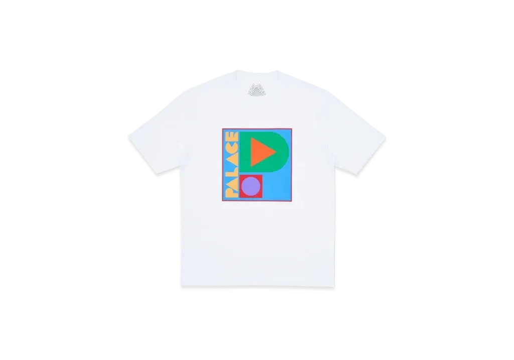 PALACE Geo P T-Shirt "White"
