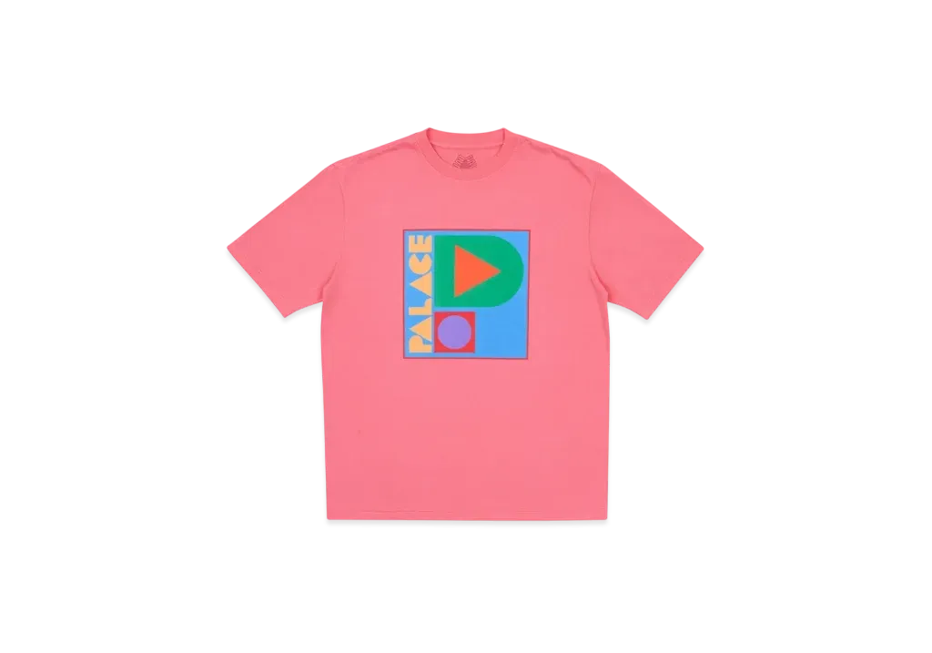 PALACE Geo P T-Shirt "Pink"