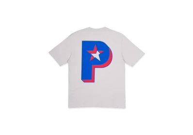 PALACE P Star T-Shirt "Grey Marl"