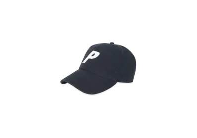 PALACE P 6-Panel Canvas "Black Washed"