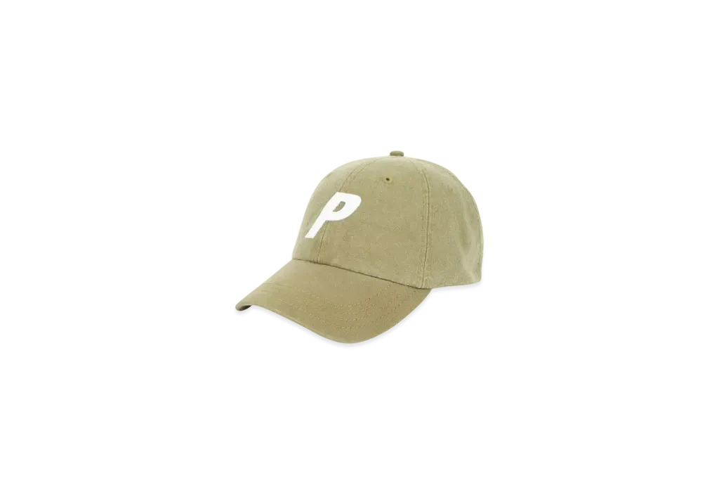 PALACE P 6-Panel Canvas "Olive Washed"