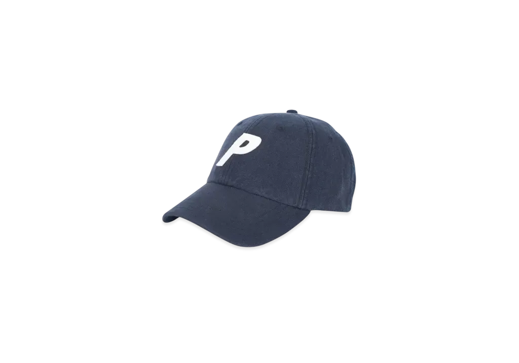 PALACE P 6-Panel Canvas "Navy Washed"