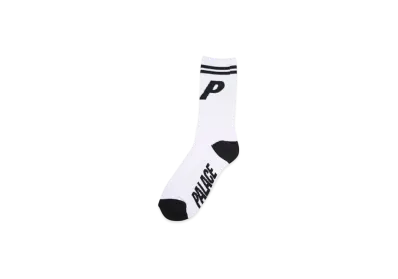 PALACE P Sock "White"
