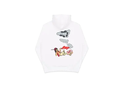 PALACE Smoke Sig Hood "White"