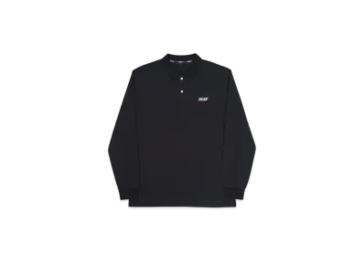 PALACE Basically a Longsleeve Polo "Black"