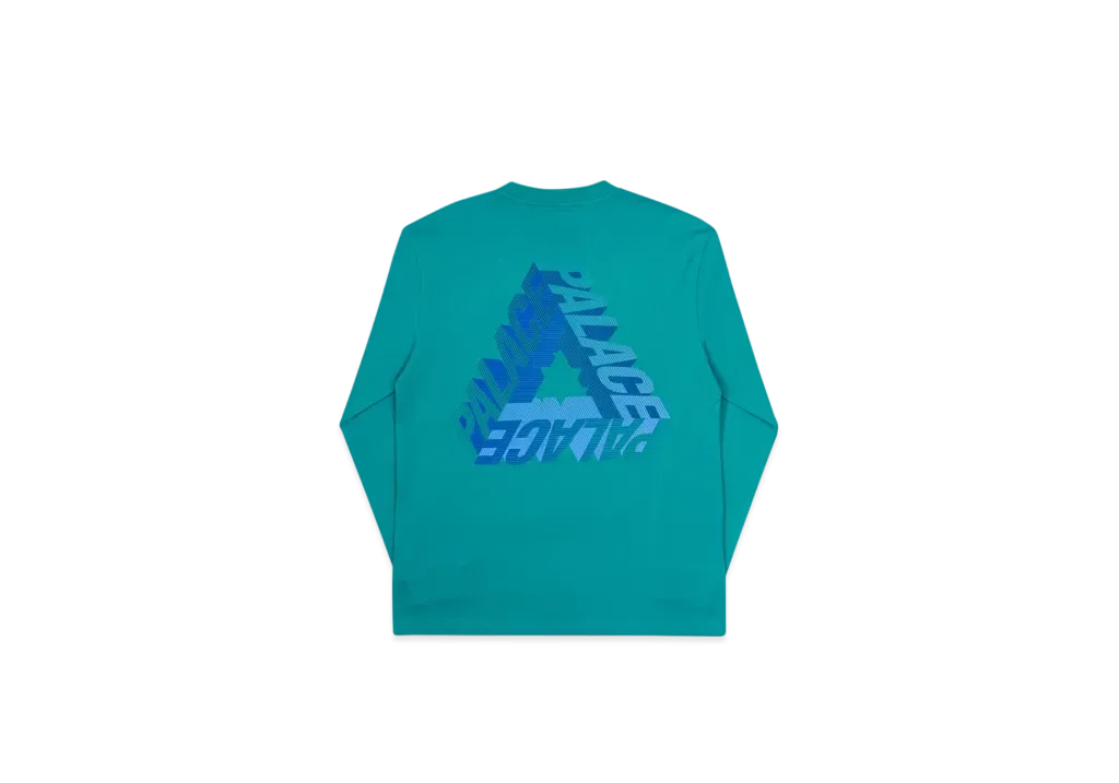 PALACE P-3D Longsleeve "Sea Green"