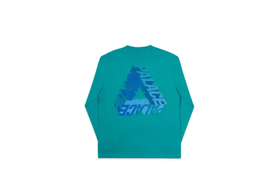 PALACE P-3D Longsleeve "Sea Green"