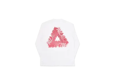 PALACE P-3D Longsleeve "White"