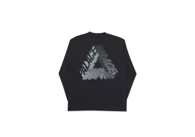 PALACE P-3D Longsleeve "Black"