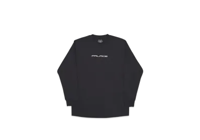 PALACE Fader Font Longsleeve "Black"
