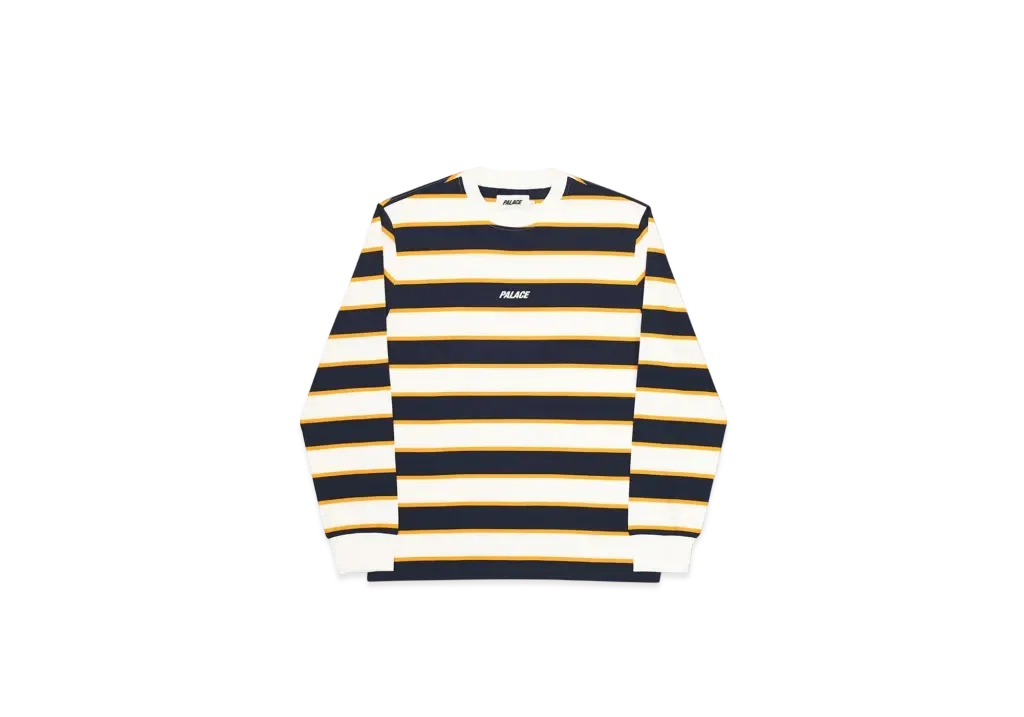 PALACE Border Longsleeve "White"
