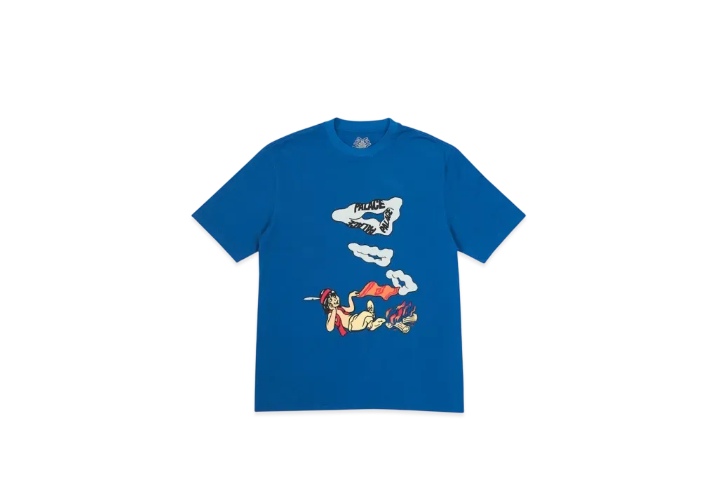 PALACE Smoke Sig T-Shirt "Blue"