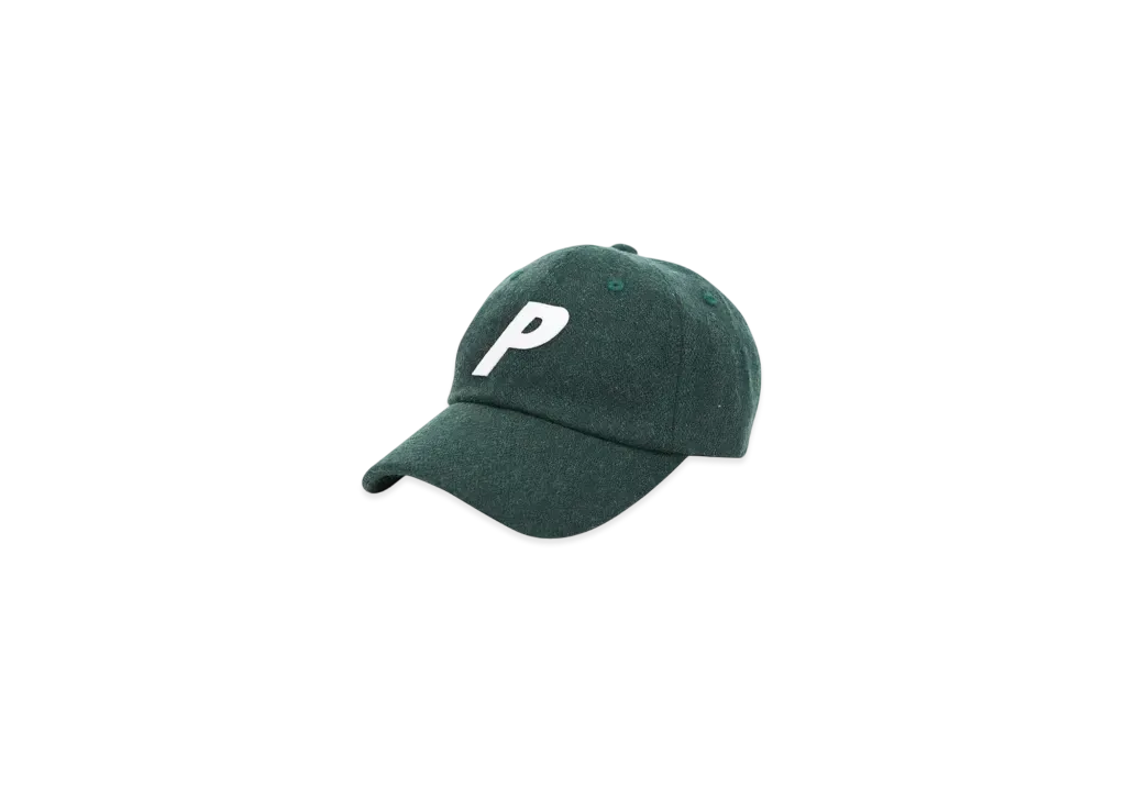 PALACE P 6-Panel Melton Wool "Green"