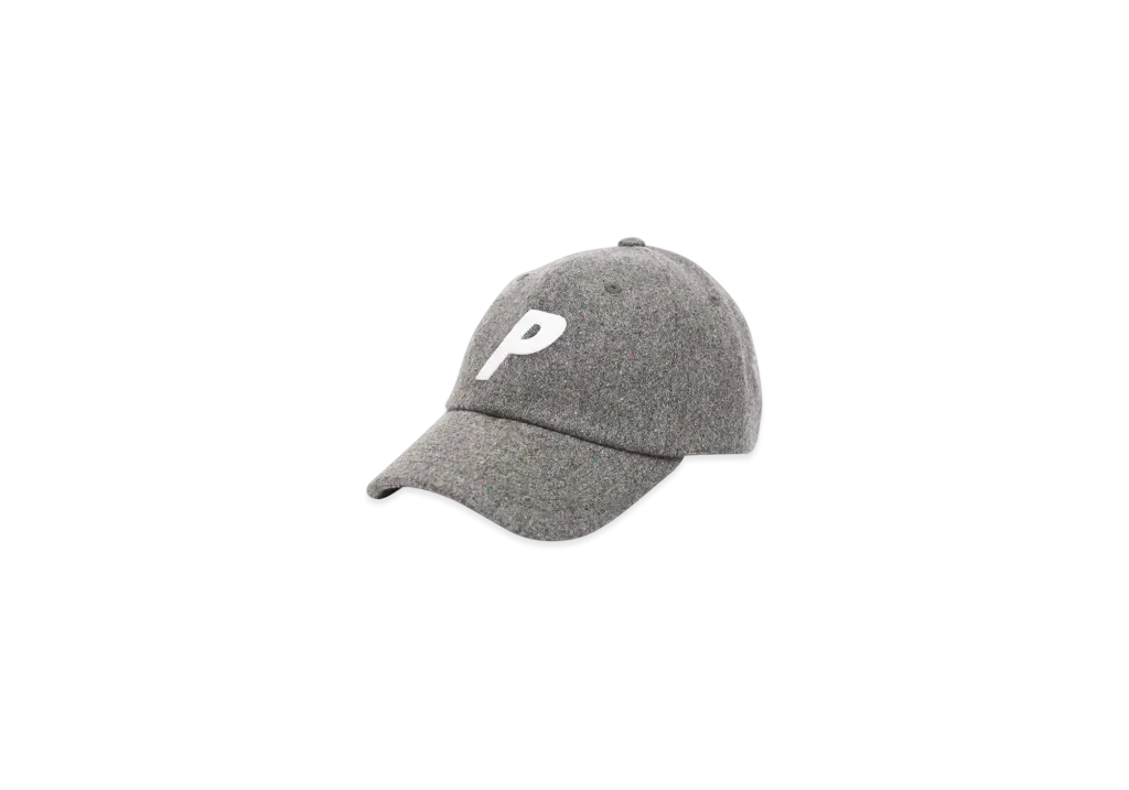 PALACE P 6-Panel Melton Wool "Grey"