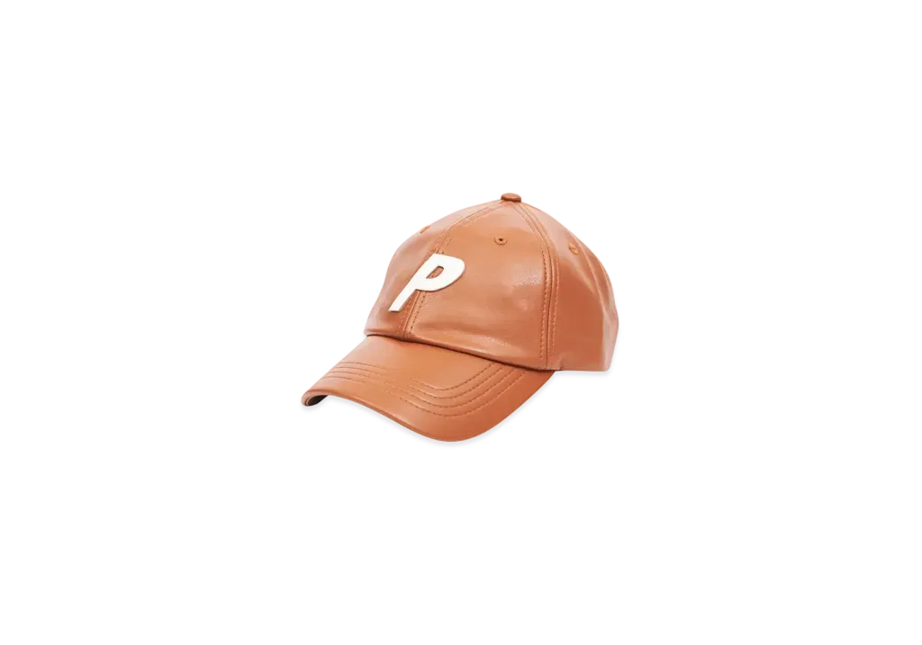 PALACE P 6-Panel Leather "Brown"