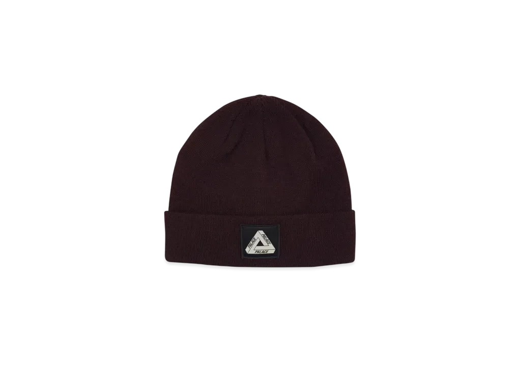 PALACE Tri Ferg Patch Beanie "Wine"