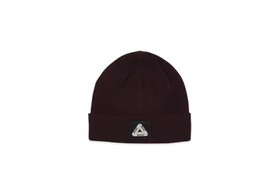 PALACE Tri Ferg Patch Beanie "Wine"