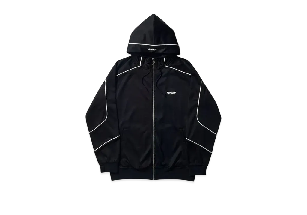 PALACE Pipeline Hooded Track Jacket "Black"