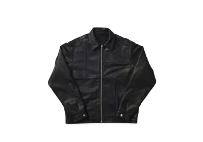PALACE Leather Panel Jacket "Black"