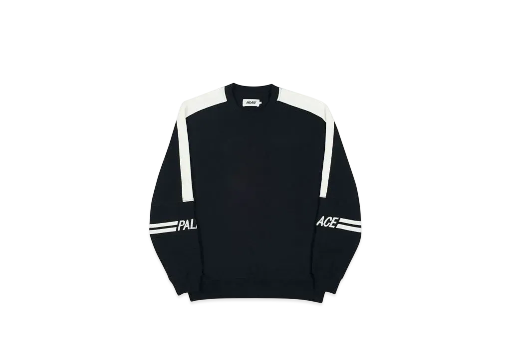 PALACE 320 Crew "Black White"