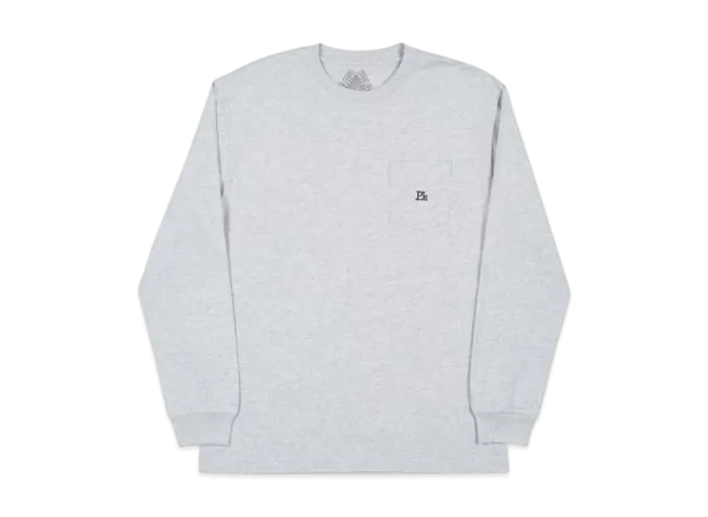PALACE PJs Pocket Longsleeve "Grey Marl"