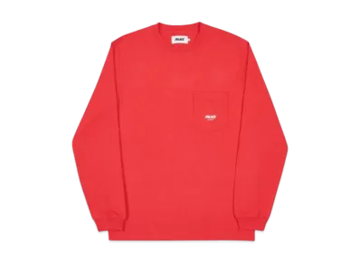 PALACE Slub Pocket Longsleeve "Red"