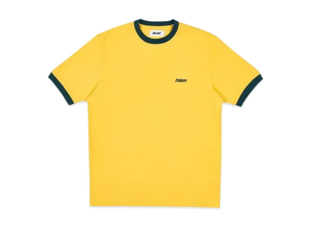 PALACE Heavy Ringer T-Shirt "Yellow"