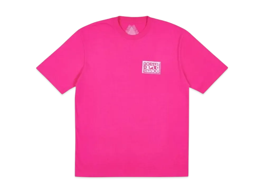 PALACE Split T-Shirt "Pink"