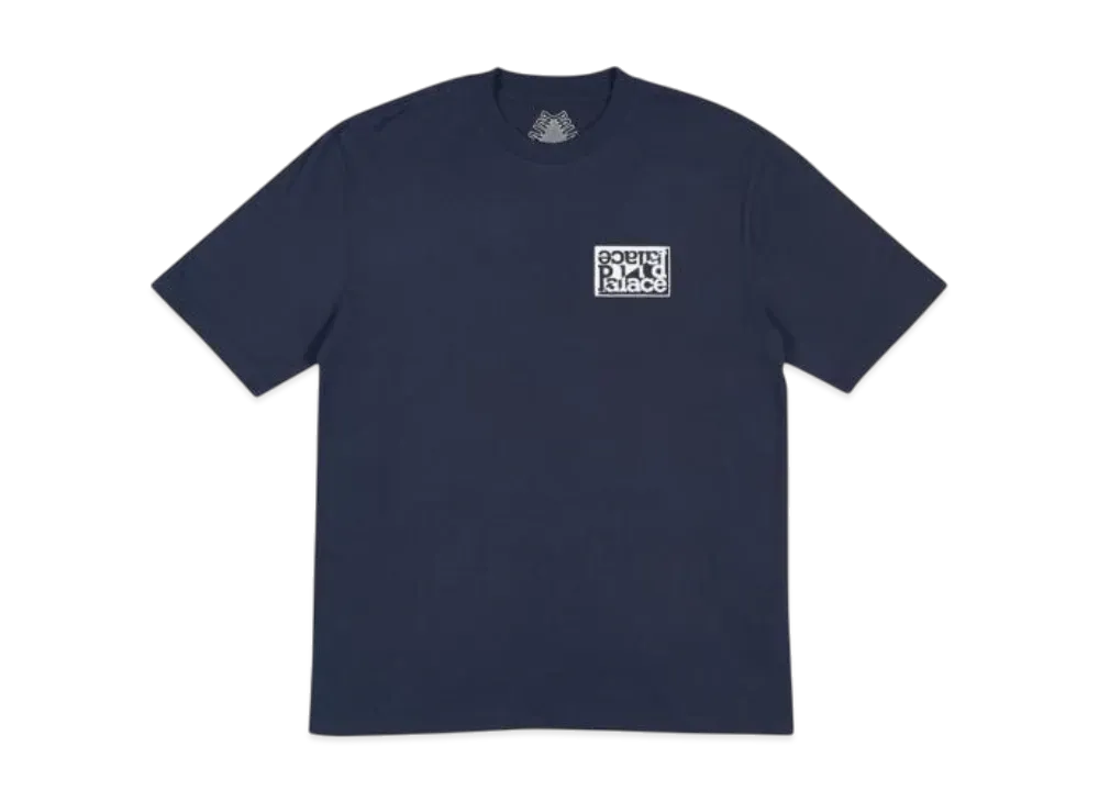 PALACE Split T-Shirt "Navy"