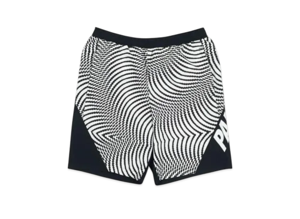PALACE Swirl Shorts "Black White"
