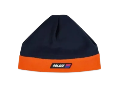 PALACE Fleeced Beanie "Navy Orange"
